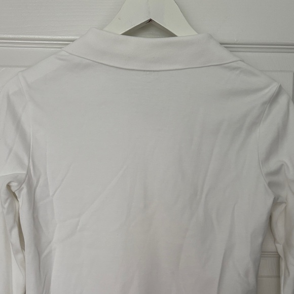 Lands' End Classic White Polo Shirt Size Petite XS - Picture 7 of 10